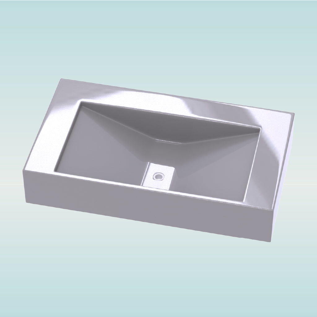 BACHAS 3D CLARISA | CLEAR FRONTAL PARA MUEBLES y VANITORYS DE MÁRMOL Y CUARZO MARKINA