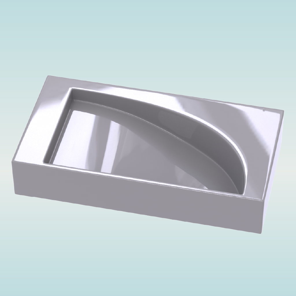 BACHAS 3D MEDIALUNA | HALF PARA VANITORYS DE Mármol y Cuarzo