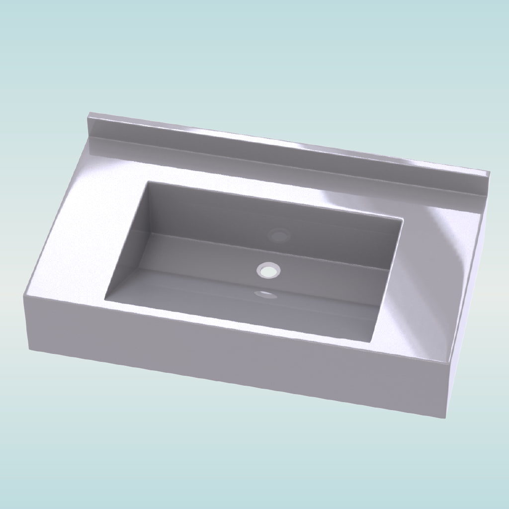 BACHAS 3D FRONT | DESAGUE FRONTAL PARA MUEBLE VANITORY DE MÁRMOL Y CUARZO MARKINA